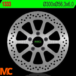 NG1333 TARCZA HAMULCOWA HARLEY DAVIDSON 1450/1584/1690/1800 (300X56,3X6) (5X10,5MM)