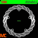 NG1339X TARCZA HAMULCOWA HONDA CB 650F '14-'15, CTX 700 '13-'15 (320X5) (5X10MM)