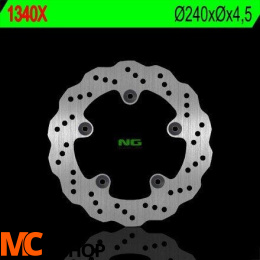 NG1340X TARCZA HAMULCOWA TYŁ HONDA CB 650 '14-'15, INTEGRA 670 '12-'13, CTX 700 '13-'15 (240X5) (5X10,5MM)