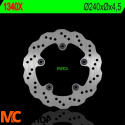 NG1340X TARCZA HAMULCOWA TYŁ HONDA CB 650 '14-'15, INTEGRA 670 '12-'13, CTX 700 '13-'15 (240X5) (5X10,5MM)
