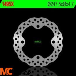 NG1495X TARCZA HAMULCOWA POLARIS RANGER 1000 '14-'15 (247,5X4,7) (4X15,4MM)