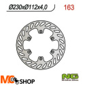 NG163 TARCZA HAMULCOWA YAMAHA DT 50R 00-02 (230X112MM) (230x112x4)