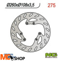 NG275 TARCZA HAMULCOWA PEUGEOT XPS 50 SM (260x108x3,5)