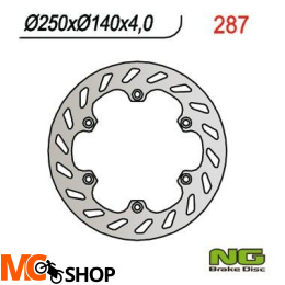 NG287 TARCZA HAMULCOWA APRILIA RX 50/125 (250x140x4)