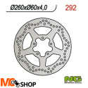 NG292 TARCZA HAMULCOWA APRILIA 50/125/200/250/400/500 SCARABEO (260x60x4)