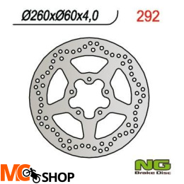 NG292 TARCZA HAMULCOWA APRILIA 50/125/200/250/400/500 SCARABEO (260x60x4)