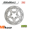 NG292 TARCZA HAMULCOWA APRILIA 50/125/200/250/400/500 SCARABEO (260x60x4)