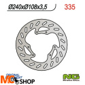 NG335 TARCZA HAMULCOWA DERBI 50 SENDA R/R-RACER/X-TREME/X-RACE '00-'09 (240x108x3,5)