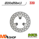 NG339 TARCZA HAMULCOWA MALAGUTI 50 CIAK/F12 (200x58x4)