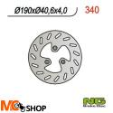 NG340 TARCZA HAMULCOWA PGO 50/110/125/150 (190x40,6x4)