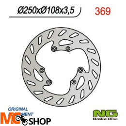 NG369 TARCZA HAMULCOWA HM 50 CRE BAJA/SIX '01-'06 (ŚR. 250MM) (250x108x3,5)