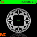 NG392 TARCZA HAMULCOWA BETA RR '05-'11 , HUSQVARNA TE/TC/WR/CR (260X120X3,5) (4X6,5MM)