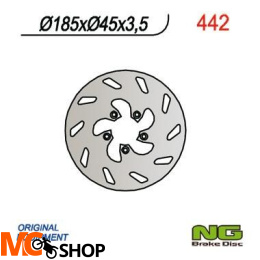 NG442 TARCZA HAMULCOWA BETA 50 (185x45x3,5)