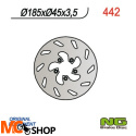 NG442 TARCZA HAMULCOWA BETA 50 (185x45x3,5)