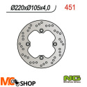 NG451 TARCZA HAMULCOWA HONDA SKUTERY 125/150 (220X105X4) 4 OTWORY ŚR.10,5