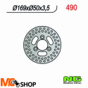 NG490 TARCZA HAMULCOWA KAWASAKI KSF 250 '96-'01, KEF 300 '01-'02 (169x50x3,5)
