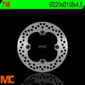 NG718 TARCZA HAMULCOWA DUCATI 748/749/916/996/998 '95-'02 (220X108X4,5) (4X8,5MM)