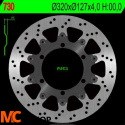 NG730 TARCZA HAMULCOWA KTM 625/640/690 (320X127X4) (6X6,5MM)