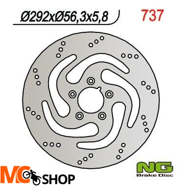 NG737 TARCZA HAMULCOWA HARLEY-DAVIDSON