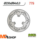NG779 TARCZA HAMULCOWA YAMAHA MAJESTY 250 ABS/ DX 98-99 (230x84x5)