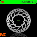 NG840 TARCZA HAMULCOWA DERBI 50/125, SHERCO 50/125/290 (260X108X3,5) (6X6,5MM)