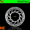 NG840 TARCZA HAMULCOWA DERBI 50/125, SHERCO 50/125/290 (260X108X3,5) (6X6,5MM)