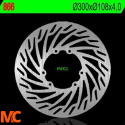 NG866 TARCZA HAMULCOWA DERBI 50/125 MOTO (300X108X4) (6X6,5MM)