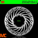 NG866 TARCZA HAMULCOWA DERBI 50/125 MOTO (300X108X4) (6X6,5MM)