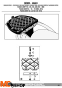 GIVI SR5611 STELAŻ KUFRA CENTRALNEGO MONOLOCK (BEZ PŁYTY) PIAGGIO LIBERTY 50-125-150-200 (02>08)