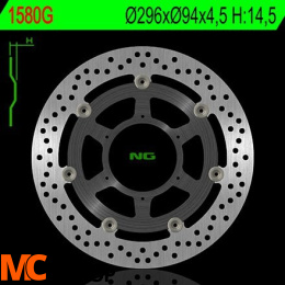 NG1580G TARCZA HAMULCOWA PRZÓD HONDA CB 600F/S