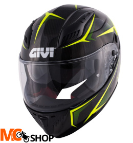 GIVI KASK INTEGRALNY 40.5 X-CARBON CZARNY/FLUO