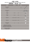 KAPPA KZ4108 STELAŻ KUFRA CENTRALNEGO KAWASAKI NINJA 300