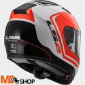 KASK LS2 FF397 VECTOR WAKE WHITE BLACK RED