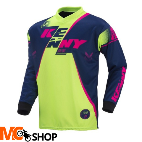 KENNY KOSZULKA TRACK NAVY/LIME/PINK
