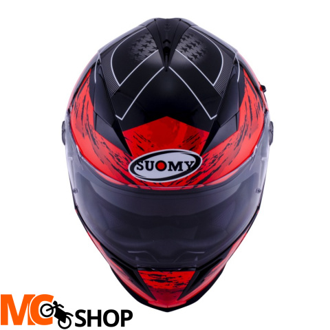 Kask SUOMY HALO Drift Red - integralny z blendą