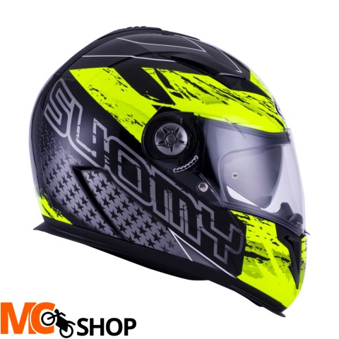 Kask SUOMY HALO Drift Yellow -integralny z blendą