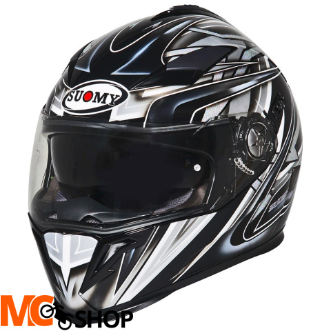 Kask SUOMY HALO Zenith blk/red -integralny z blendą