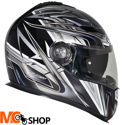 Kask SUOMY HALO Zenith blk/red -integralny z blendą