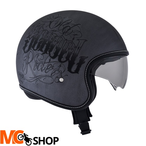 Kask SUOMY ROKK OLDSCHOOL GUNMETAL SCRATCH