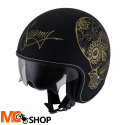 Kask SUOMY ROKK calavera BLACK/GOLD