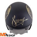 Kask SUOMY ROKK calavera BLACK/GOLD