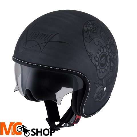 Kask SUOMY ROKK calavera GREY SCRATCH