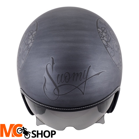 Kask SUOMY ROKK calavera GREY SCRATCH