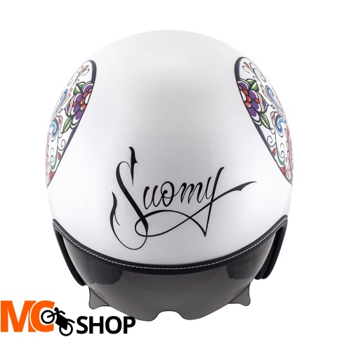 Kask SUOMY ROKK calavera white