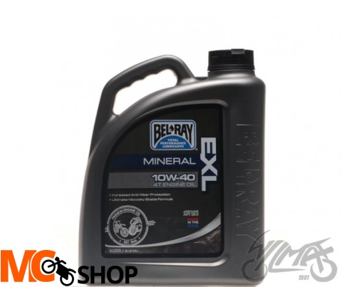 OLEJ BEL-RAY EXL MINERALNY 4T 10W-40 4L