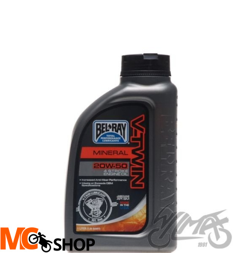 OLEJ BEL-RAY V-TWIN MINERALNY 4T 20W-50 1L