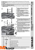 SHAD KSHK0SP19KT STELAŻ KUFRA TYŁ DO KYMCO SUPER DINK