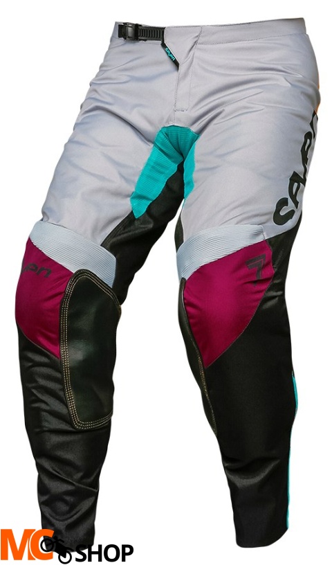 SPODNIE SEVEN ANNEX IGNITE BLACK/MAROON 2018