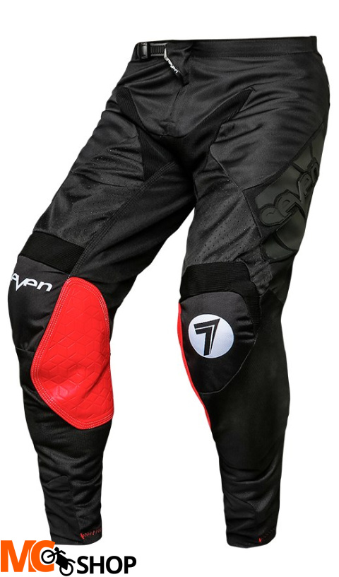 SPODNIE SEVEN RIVAL MILITANT RED/BLACK 2018