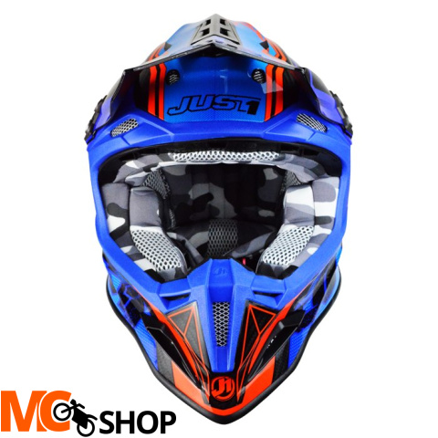 KASK JUST1 J12 DOMINATOR BLUE-RED